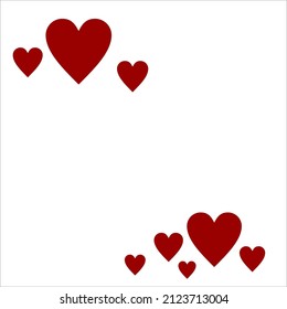 Hearts  Vector Illustration, Picture Computer graphic.