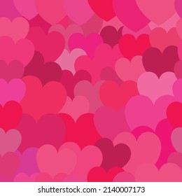 hearts vector seamless pattern. love, wedding, valentine, wishes, party, romantic, honeymoon background