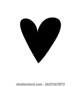 Vector de corazones sobre fondo blanco