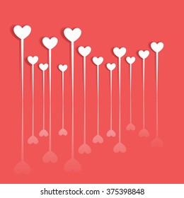 Hearts vector valentine's day