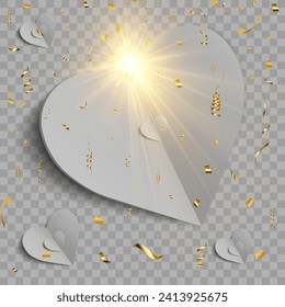 Hearts,3D.Love mockup template.Recognition of attractiveness.	
