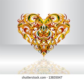 Heart-shape illustration