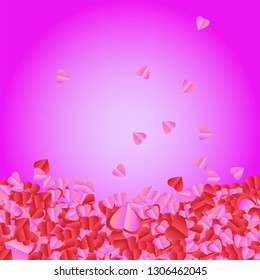 Heart-shaped background, a representative of love on Valentine's Day. Vector illustration - vector.