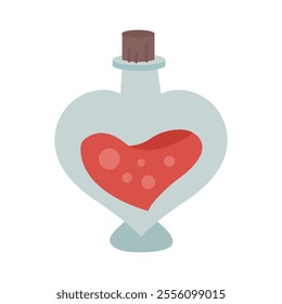 Heart-Shaped Bottle of Love Potion