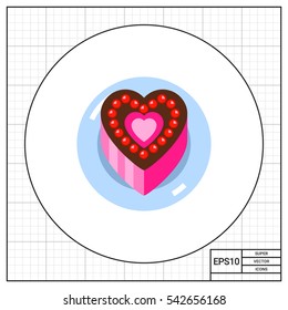 Heart-shaped Cake Icon