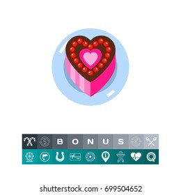 Heart-shaped Cake Icon