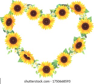 Free Free 134 Clipart Sunflower Heart SVG PNG EPS DXF File