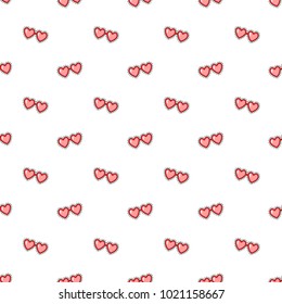 Heart-Shaped Glasses pattern 