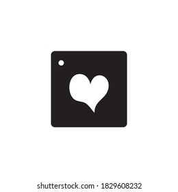 icono en forma de corazón para tu aplicación