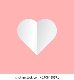 heart-shaped logo or icon, symbolizing love and affection