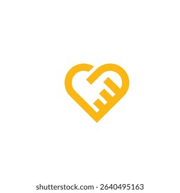 A heart-shaped logo symbolizing charity and support through joined hands.