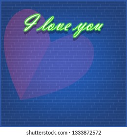 heart-shaped love card