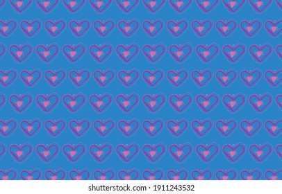 Heart-förmige Rohrnaht-Valentinmuster 