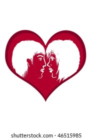 heart-shaped valentine