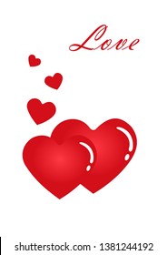 Heart,symbol of love and valentines day