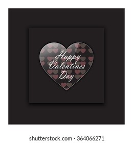 Heart,valentines day on frame