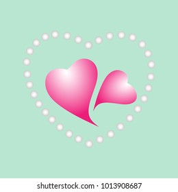 Heart.Valentine's Day. Vector.