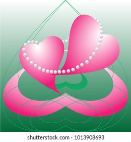 Heart.Valentine's Day.
Vector.