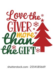 Heartwarming Christmas Message – Love the Giver Inspirational Art