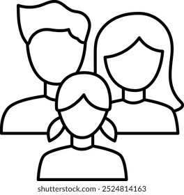 Heartwarming Family Icon Representing Love, Togetherness, and Support, Perfect for Celebrating Family Bonds, Cherished Moments, and the Importance of Relationships in Life