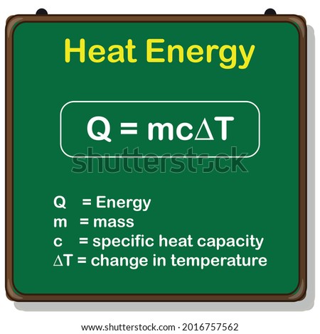 heat energy formula in physics