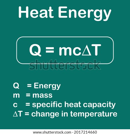 heat energy formula in physics