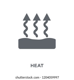 Heat icon. Heat design concept from Winter collection. Simple element vector illustration on white background.