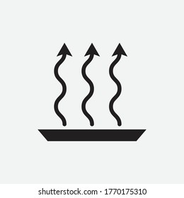 Heat icon design isolated on white background