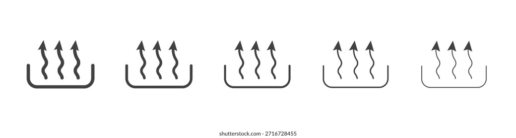 Heat icon design, logo, app, UI. Vector illustration, EPS