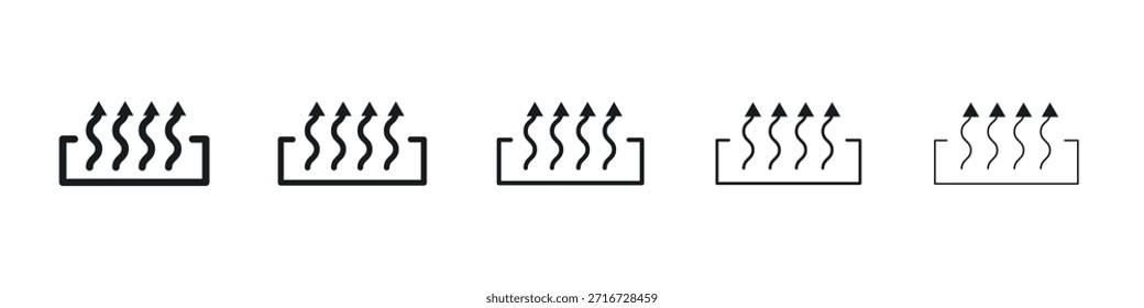 Heat icon design, logo, app, UI. Vector illustration, EPS