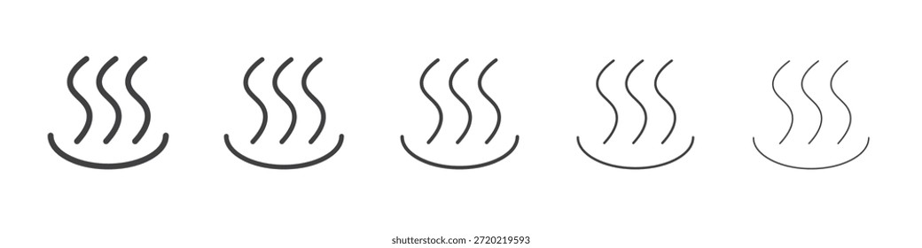 Diseño de icono de calor, logotipo, App, interfaz de usuario. Ilustración vectorial, EPS