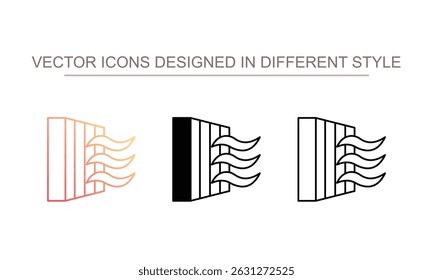 Heat icon design with white background stock illustration