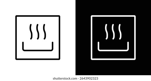 Heat icon Graphic vector set for ui design