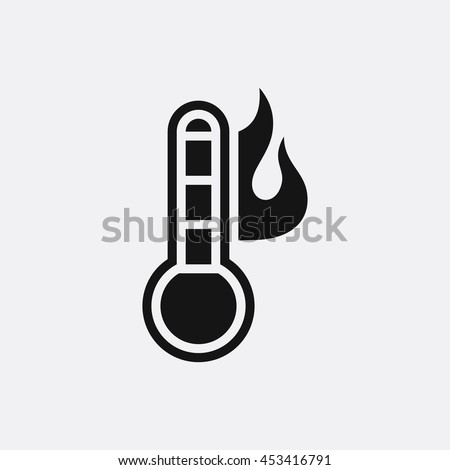 Heat icon illustration isolated vector sign symbol