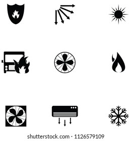 heat icon set