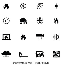 heat icon set