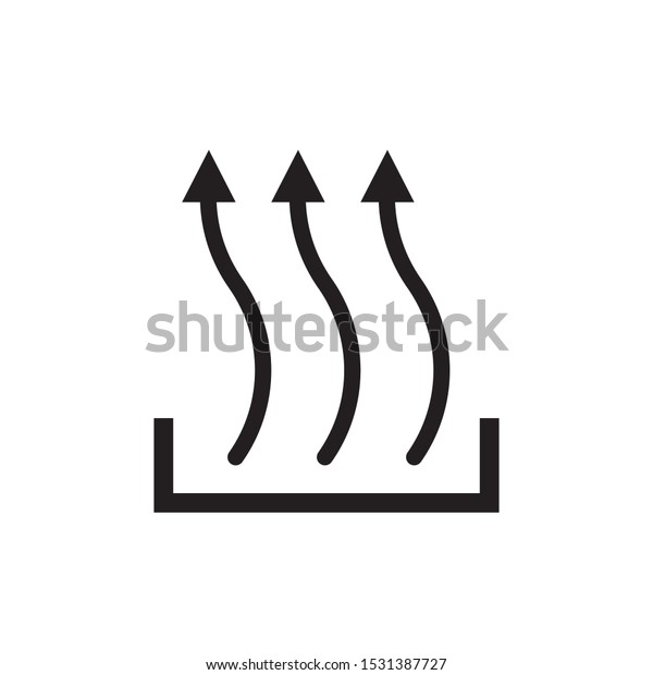 Heat Icon Three Arrow Symbol New Stock Vector (Royalty Free) 1531387727 ...