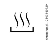 Heat icon vector. Heating icon vector illustration