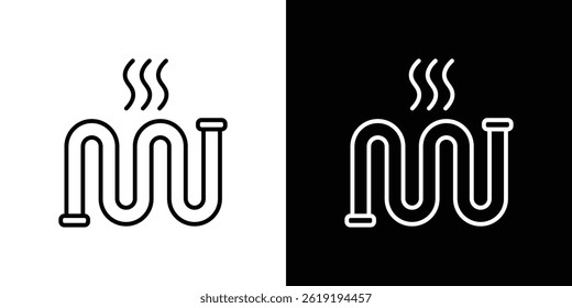 Heat icon. vector illustration, pictogram isolated. editable