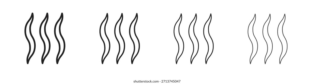 Heat icon. Vector isolated pictograms.