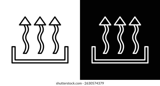 Heat icon vector for web, computer and mobile apps