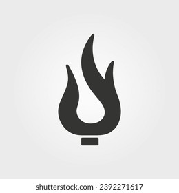 Icono de índice de calor - Ilustración de vector simple