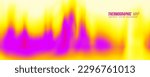 Heat map. Abstract infrared thermographic background. Vector illustration.