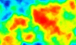 Heat map. Abstract infrared thermographic background. Vector illustration.