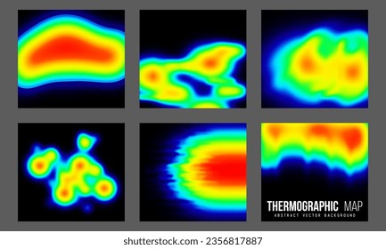 Abstract thermographic infrared Vector