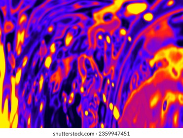 map Abstract thermographic infrared