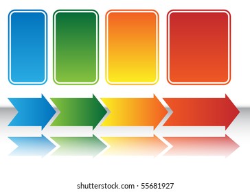 Heat Map Arrow Chart