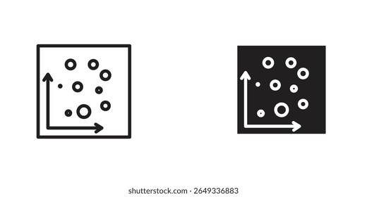 Heat Map icon Design Illustrations. editable web icons