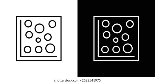 Heat Map icon outline. linear style for apps