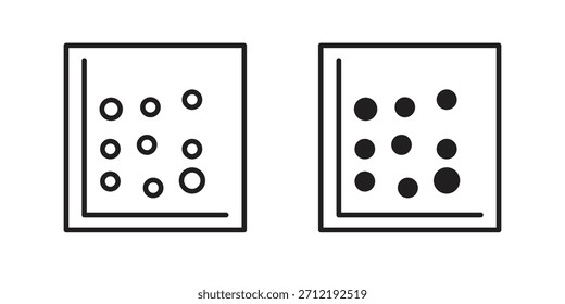 Paquete de iconos de Heat Map. Elemento de diseño de icono de Vector plano.